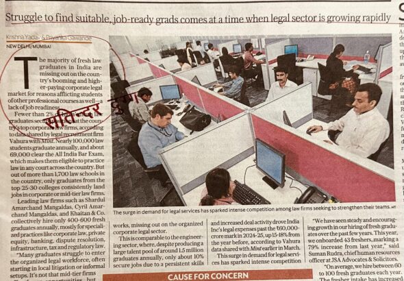 How 98% of graduates fail to get into India's top law firms